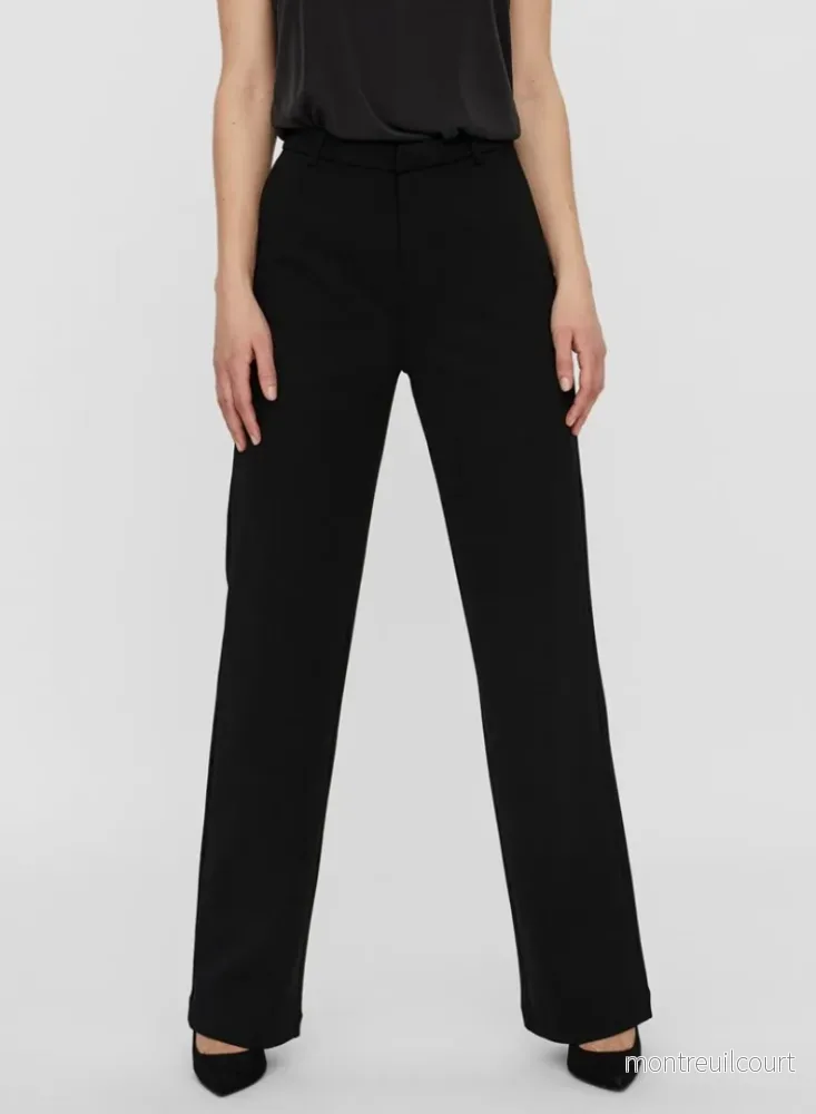 ZAMIRA SLIM STRAIGHT PANT - BLACK - Bild 3
