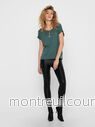 MOSTER O-NECK TOP - BALSAM GREEN - Bild 3