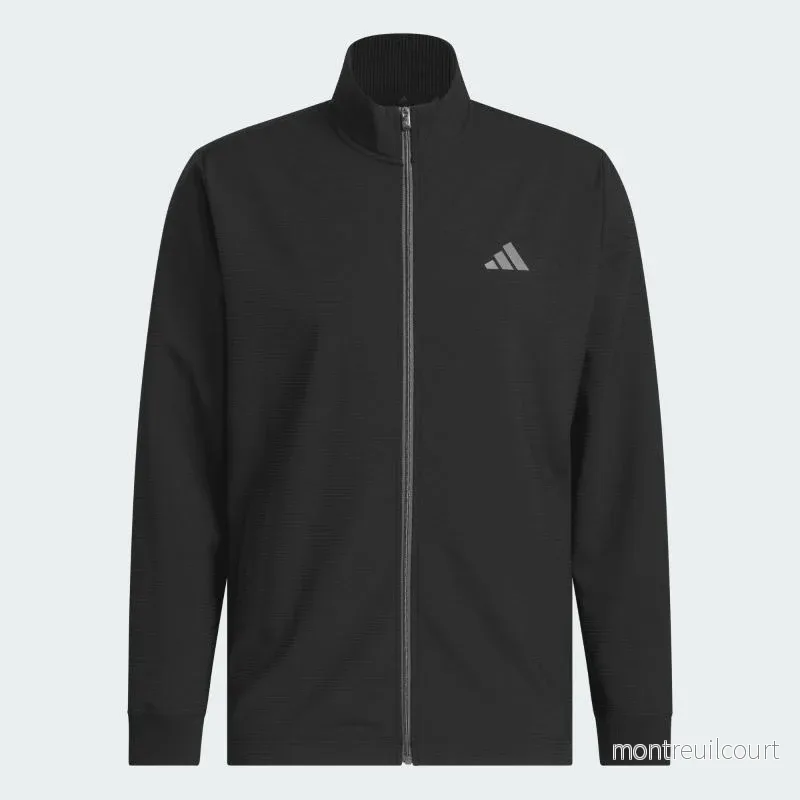 Herrjacka - Adidas Golf Ultimate 365 Textured Woven Full-Zip - Bild 2