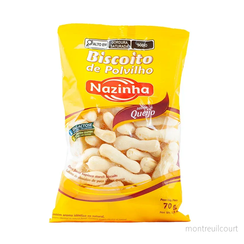 Biscoito de Polvilho Sabor Queijo / Cassava Chips Cheese Flavor – Nazinha (70g) Biscoito de Polvilho Sabor Queijo / Cassava Chips Cheese Flavor – Nazinha (70g)