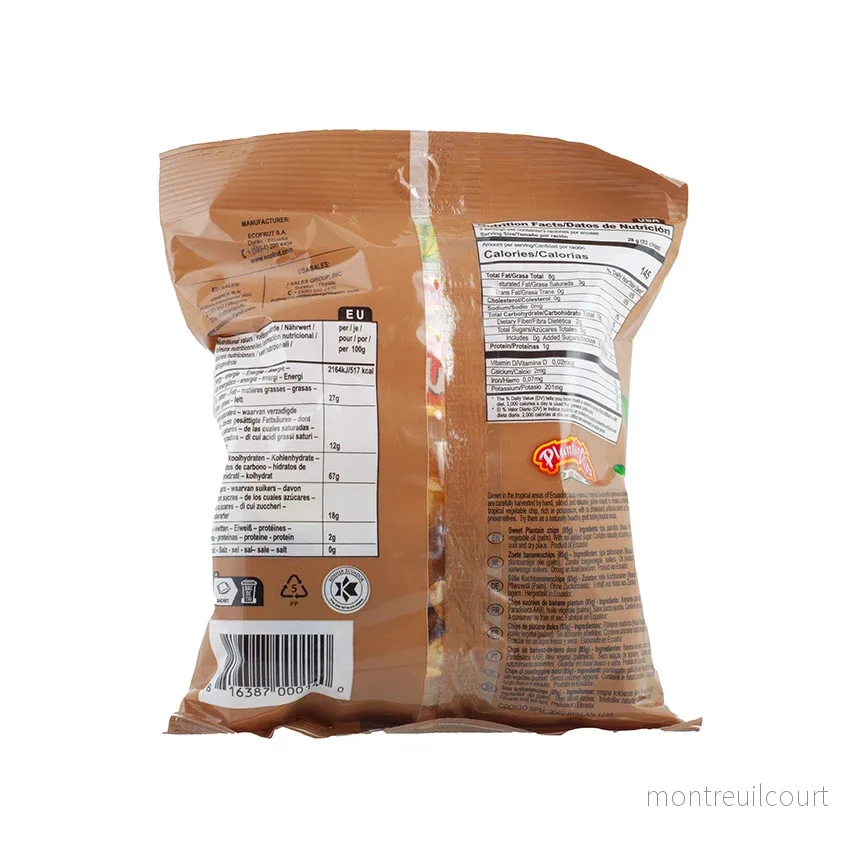 Chips de PlĂĄtano Maduro / Naturally Sweet Plantain Chips - Tropical Gourmet (85g) - Bild 2