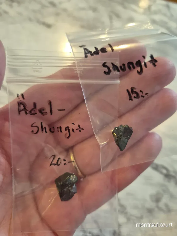 Shungit - ädel / nobel - rå - Bild 3