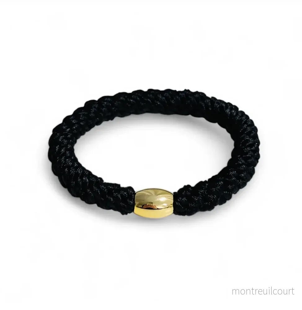 STELLA DETAILS – MIKA HAIR TIE – BLACK GOLD PEARL STELLA DETAILS – MIKA HAIR TIE – BLACK GOLD PEARL