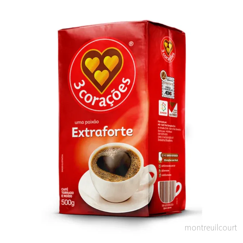 Café em Pó Extra Forte / Extra Strong Coffee - 3 Corações (500g)