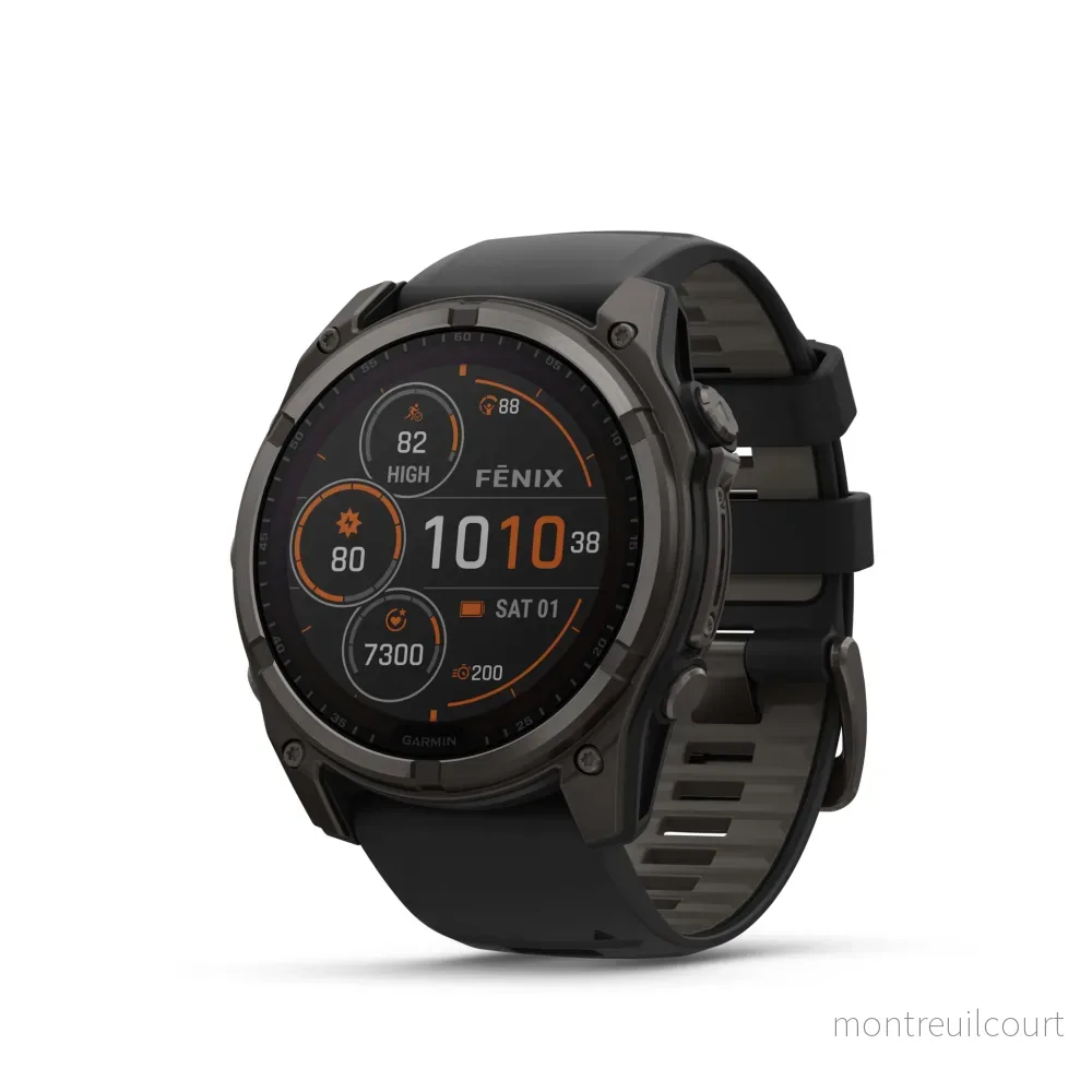 Garmin fenix 8  – Solar Sapphire 51 mm Carbon Gray DLC Titanium
