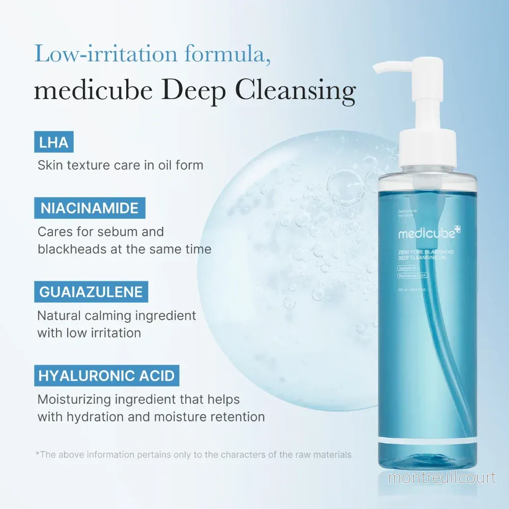 Medicube Zero Pore Blackhead Deep Cleansing Oil 205ml - Bild 3