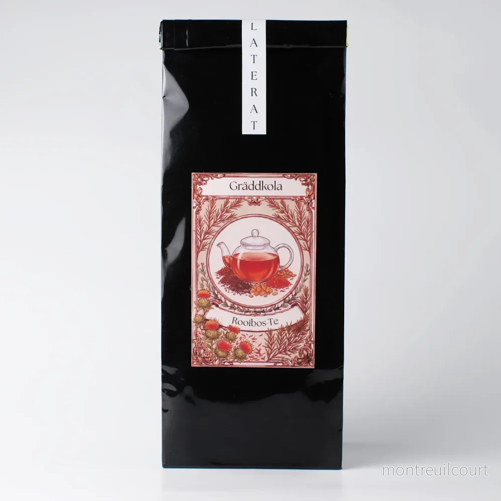 Premium Rooibos-Te – Gräddkola – 100 g Premium Rooibos-Te – Gräddkola – 100 g