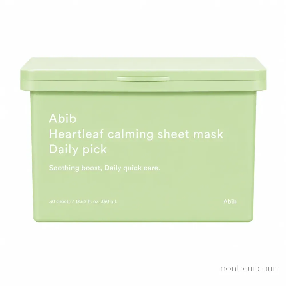 Abib Heartleaf Calming Sheet Mask Daily Pick 30 sheets