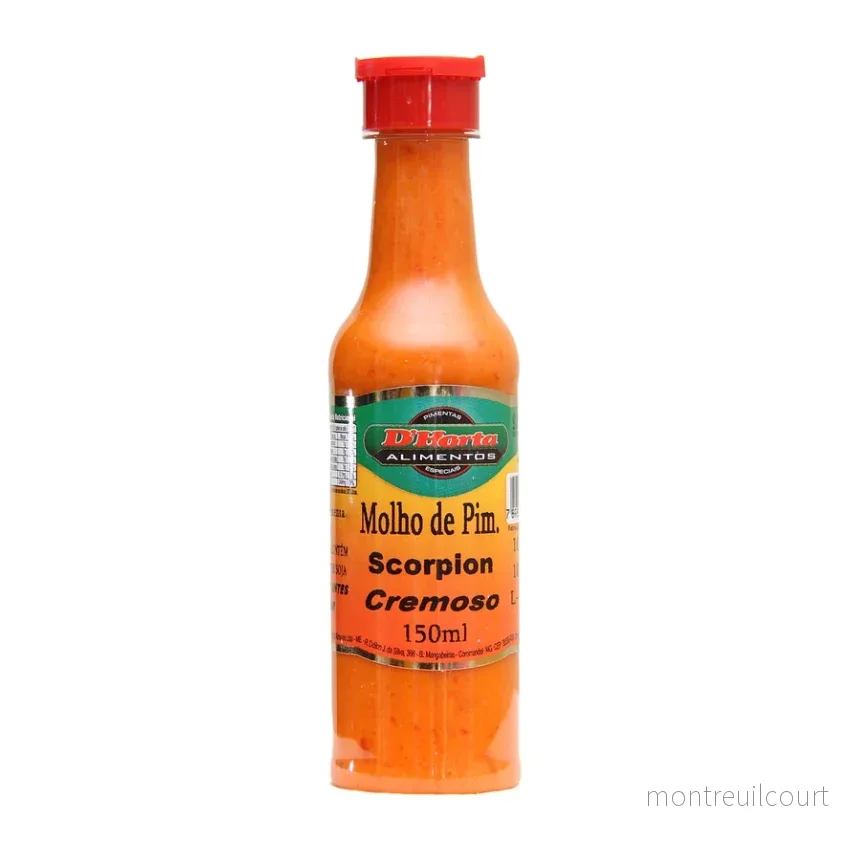 Molho Scorpion Cremoso / Scorpion Creamy Hot Sauce – D’Horta Trinidad (150ml) Molho Scorpion Cremoso / Scorpion Creamy Hot Sauce – D’Horta Trinidad (150ml)