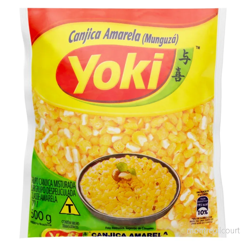Canjica Amarela / Peeled Yellow Corn – Yoki (500g) Canjica Amarela / Peeled Yellow Corn – Yoki (500g)
