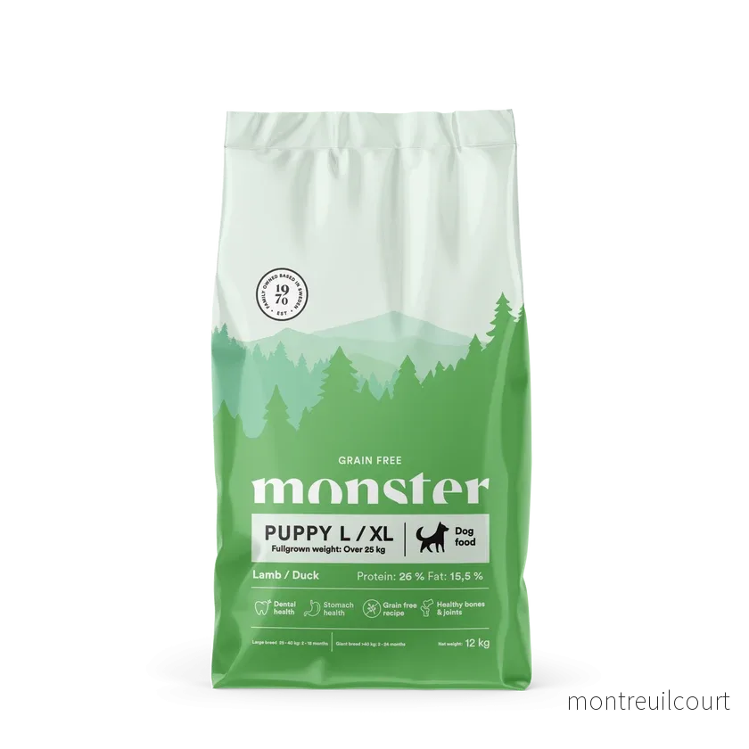 Monster Grain Free Puppy Large Lamb & Duck