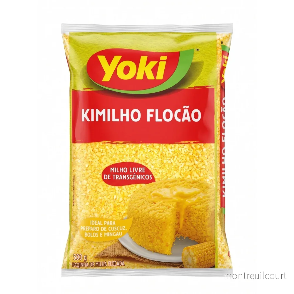 Farinha de Milho Flocão Kimilho / Corn Flakes for Couscous – Yoki (500g) Farinha de Milho Flocão Kimilho / Corn Flakes for Couscous – Yoki (500g)