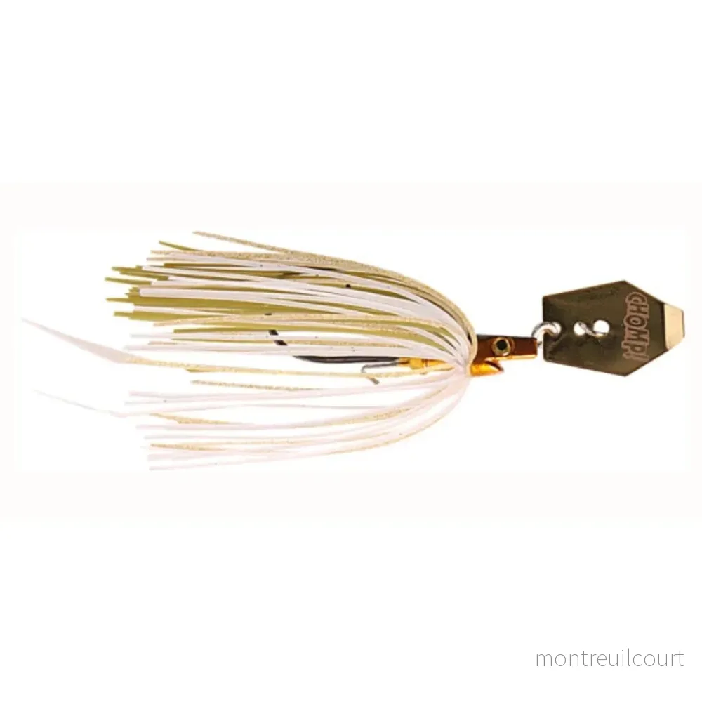 CWC The Pig Pig Hula Tiny Chatterbait 7g – Golden Shiner CWC The Pig Pig Hula Tiny Chatterbait 7g – Golden Shiner