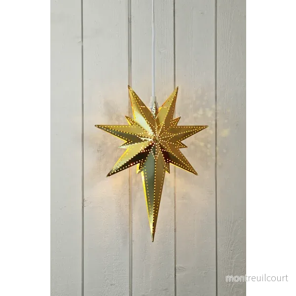 Metallstjärna Betlehem Klassisk Mässing 35 cm - Bild 3