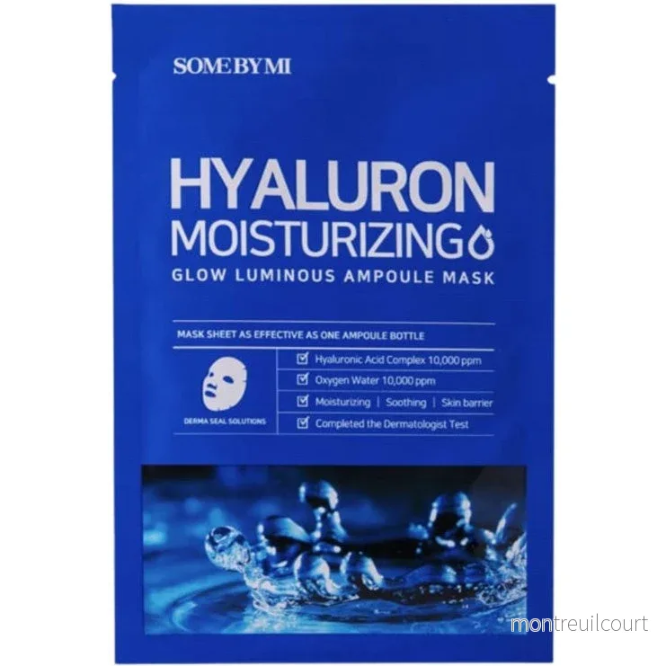 SOME BY MI Hyaluron Moisturizing Glow Luminous Ampoule Mask 1 st SOME BY MI Hyaluron Moisturizing Glow Luminous Ampoule Mask 1 st