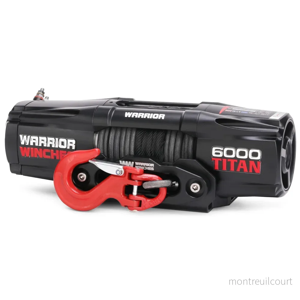 Warrior Winches Titan 6000 Elektrisk Vinsch 12V Armortek Extreme Slim - Bild 3