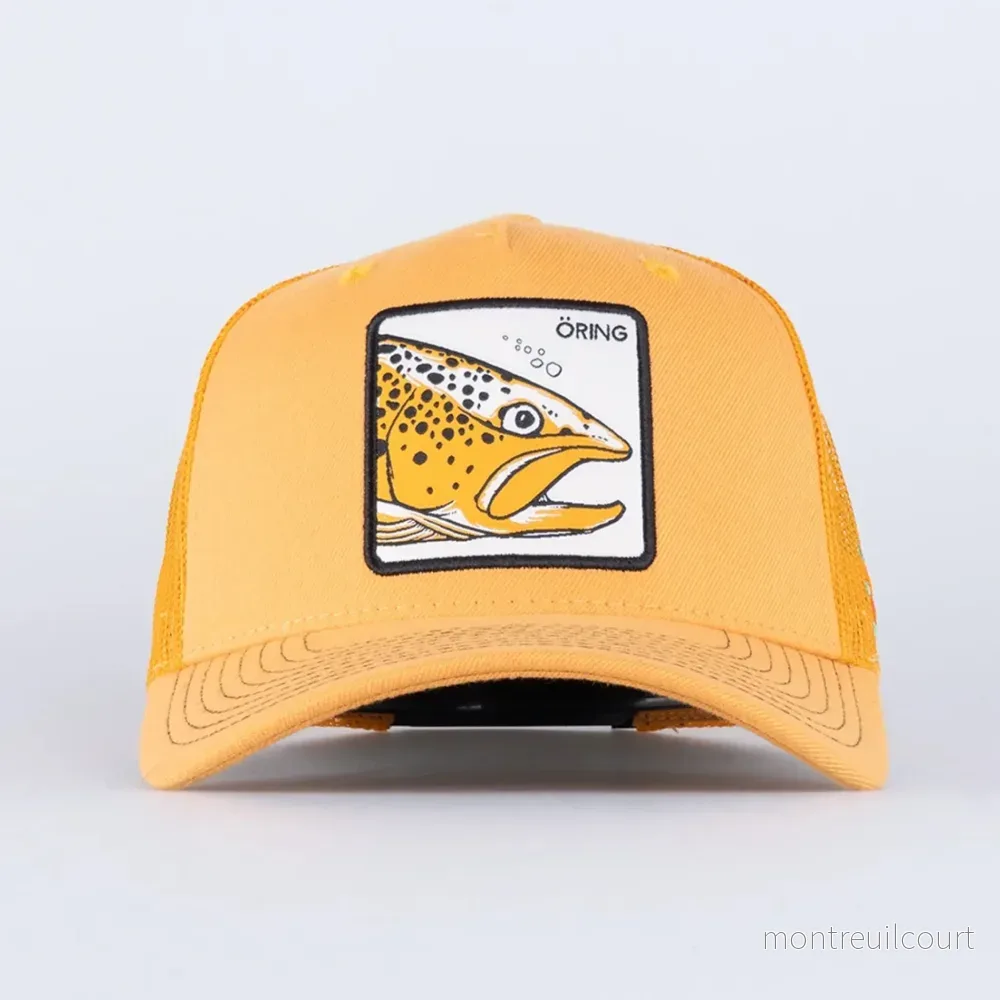 SQRTN Öring Trucker Keps - Hooked Mustard - Bild 2