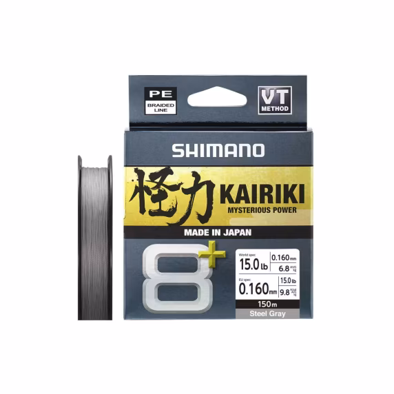Shimano Flätlina Linor Kairiki 8+ 150m 0.16mm 9.8kg Grey Shimano Flätlina Linor Kairiki 8+ 150m 0.16mm 9.8kg Grey