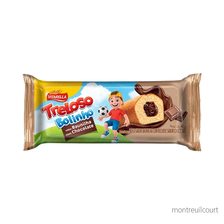 Bolinho de Baunilha com Recheio de Chocolate / Vanilla Cake with Chocolate Filling – Vitarella (40g)