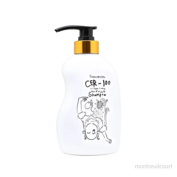 Elizavecca CER-100 Collagen Coating Hair A+ Muscle Shampoo, 500ml