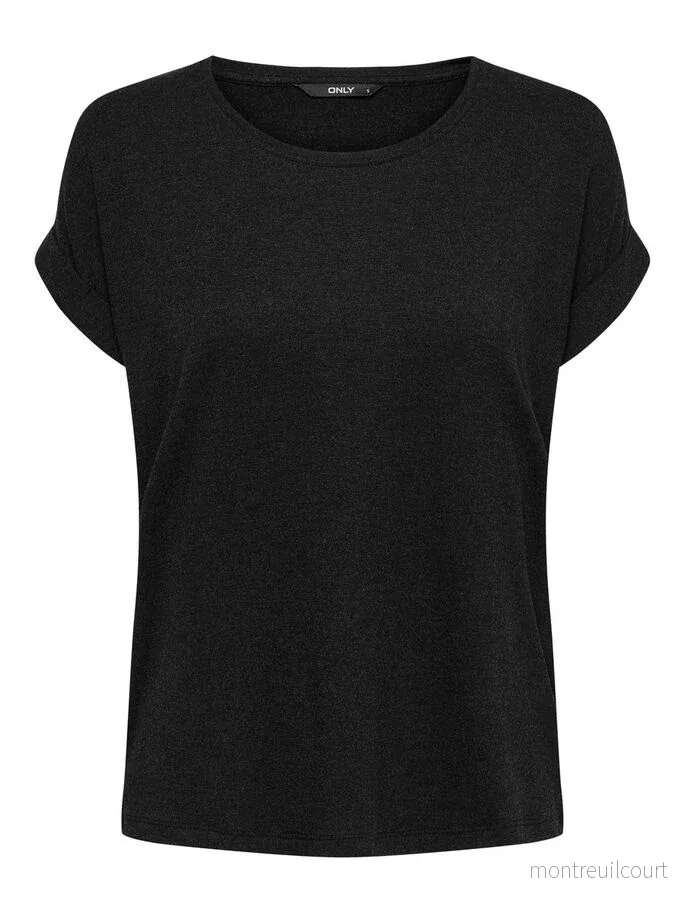 ONLY - MOSTER O-NECK TOP - BLACK - Bild 3