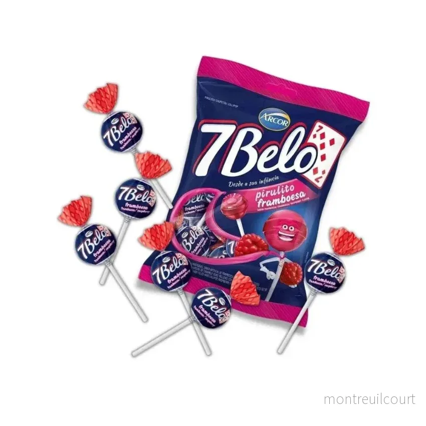 Pirulito 7 Belo / Raspberry Lollipop – Arcor (500g) Pirulito 7 Belo / Raspberry Lollipop – Arcor (500g)