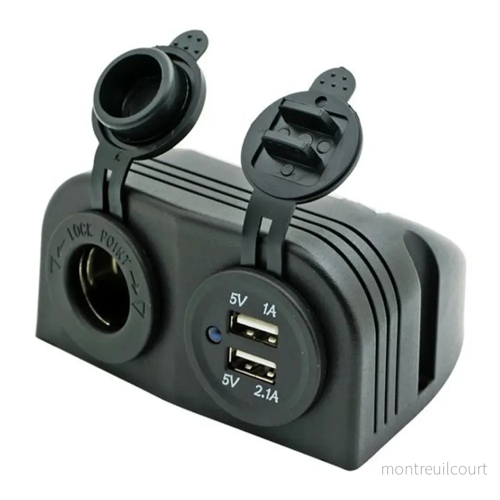 1852 Dubbelt utanpåliggande USB uttag för Båt eller Kajak 12V/24V 1852 Dubbelt utanpåliggande USB uttag för Båt eller Kajak 12V/24V