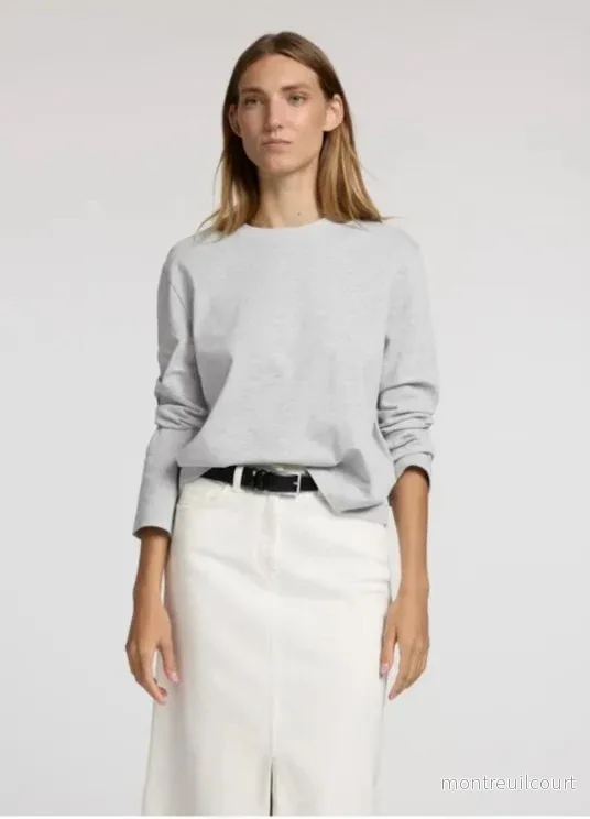 SELECTED FEMME – ESSENTIAL LS BOXY TEE – LIGHT GREY MELANGE SELECTED FEMME – ESSENTIAL LS BOXY TEE – LIGHT GREY MELANGE
