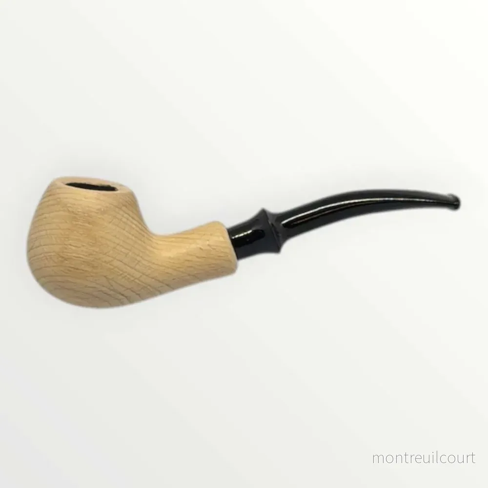 Pipa Naturell – Obehandlad Träpipa i Modell Bent Prince (152mm) - Bild 2