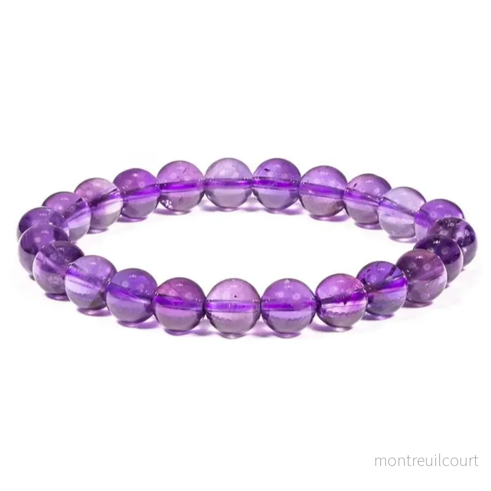 Armband – Ametist runda pärlor 4mm Armband – Ametist runda pärlor 4mm