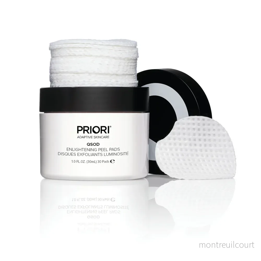 PRIORI Q-SOD Enlightening Peel Pads (avancerade pads med retinol) PRIORI Q-SOD Enlightening Peel Pads (avancerade pads med retinol)