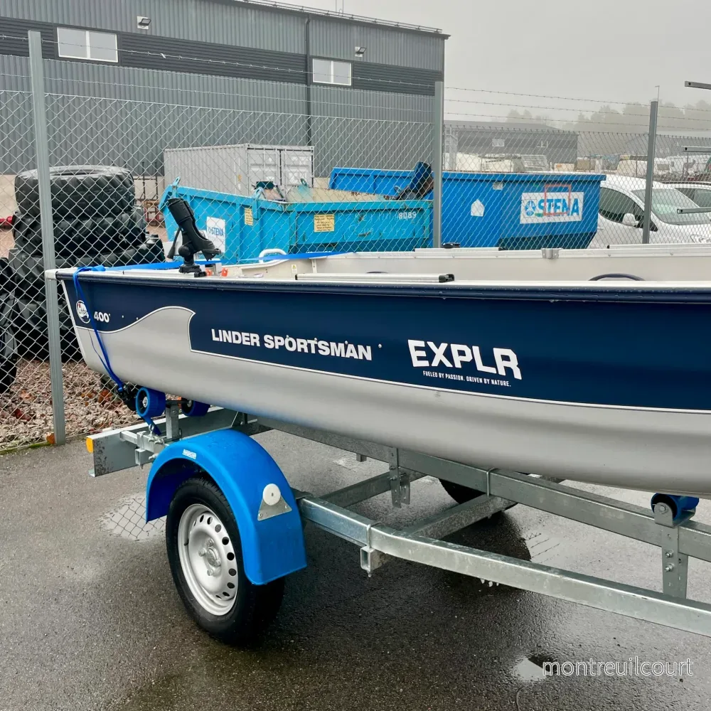Linder Sportsman 400 EXPLR Edition med trailer Båtpaket - Bild 2