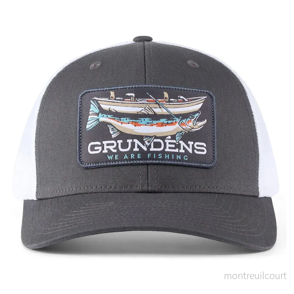 Grundéns Drift Boat Trucker Charcoal/White Grundéns Drift Boat Trucker Charcoal/White