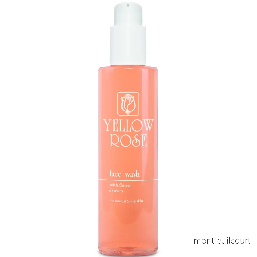 Yellow Rose Face Wash with Flower Extracts Yellow Rose Face Wash with Flower Extracts