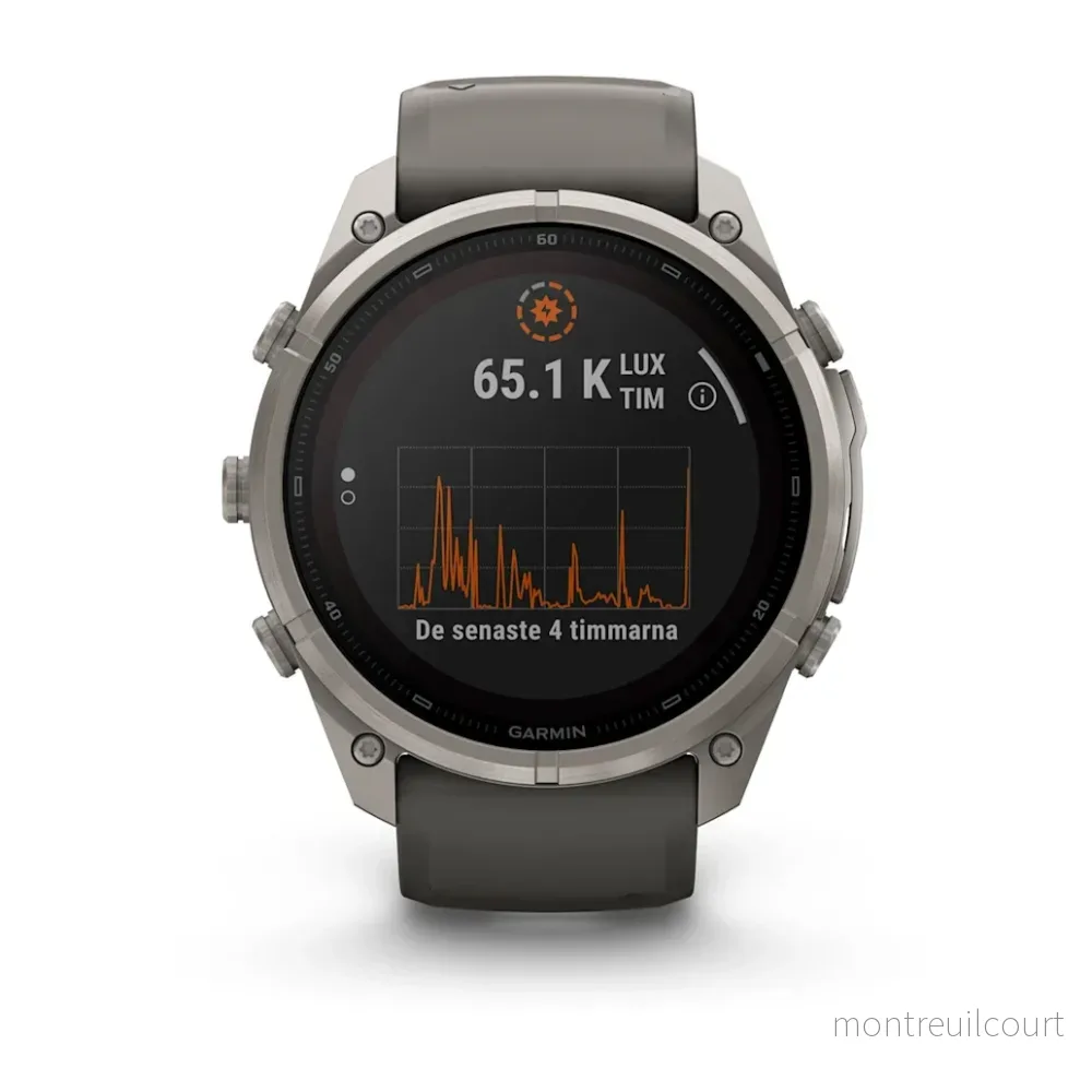 Garmin fēnix 9 Pro InReach Solar - 51 mm Sapphire Titanium - Bild 3