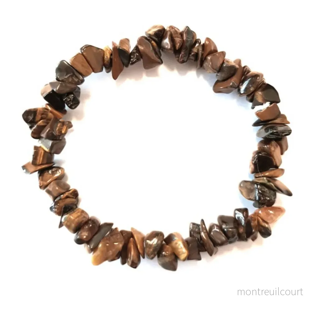 Armband stenchips – Tigeröga Armband stenchips – Tigeröga