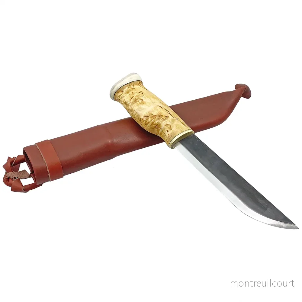 Kniv 21 cm (huggare) masurbjörk & renhorn Kniv 21 cm (huggare) masurbjörk & renhorn