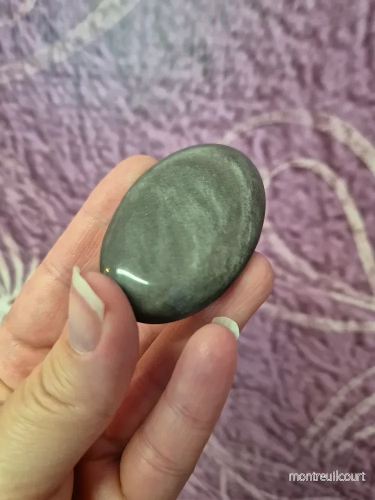 Guldobsidian - handsten / palmstone - Bild 2