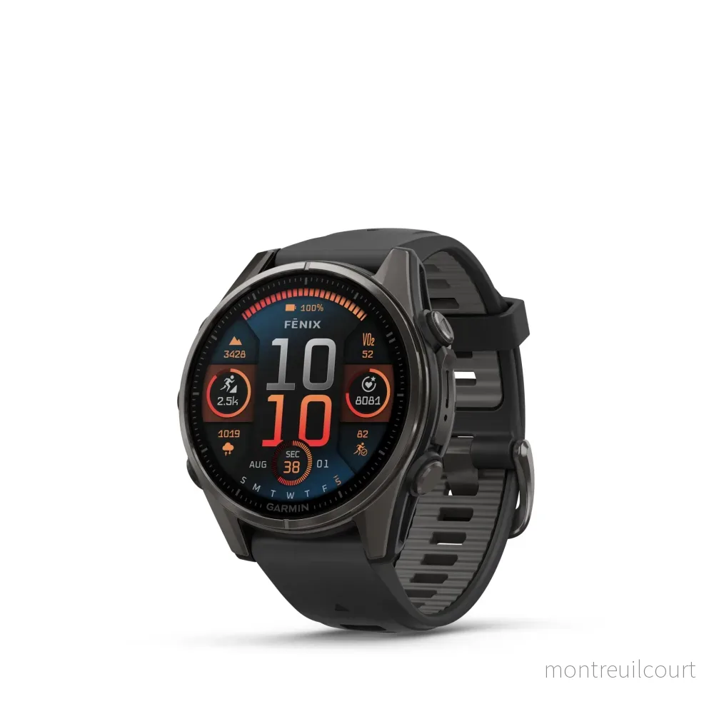 Garmin fenix 8 – Amoled 43 mm Sapphire Carbon Gray DLC Titanium Garmin fenix 8 – Amoled 43 mm Sapphire Carbon Gray DLC Titanium