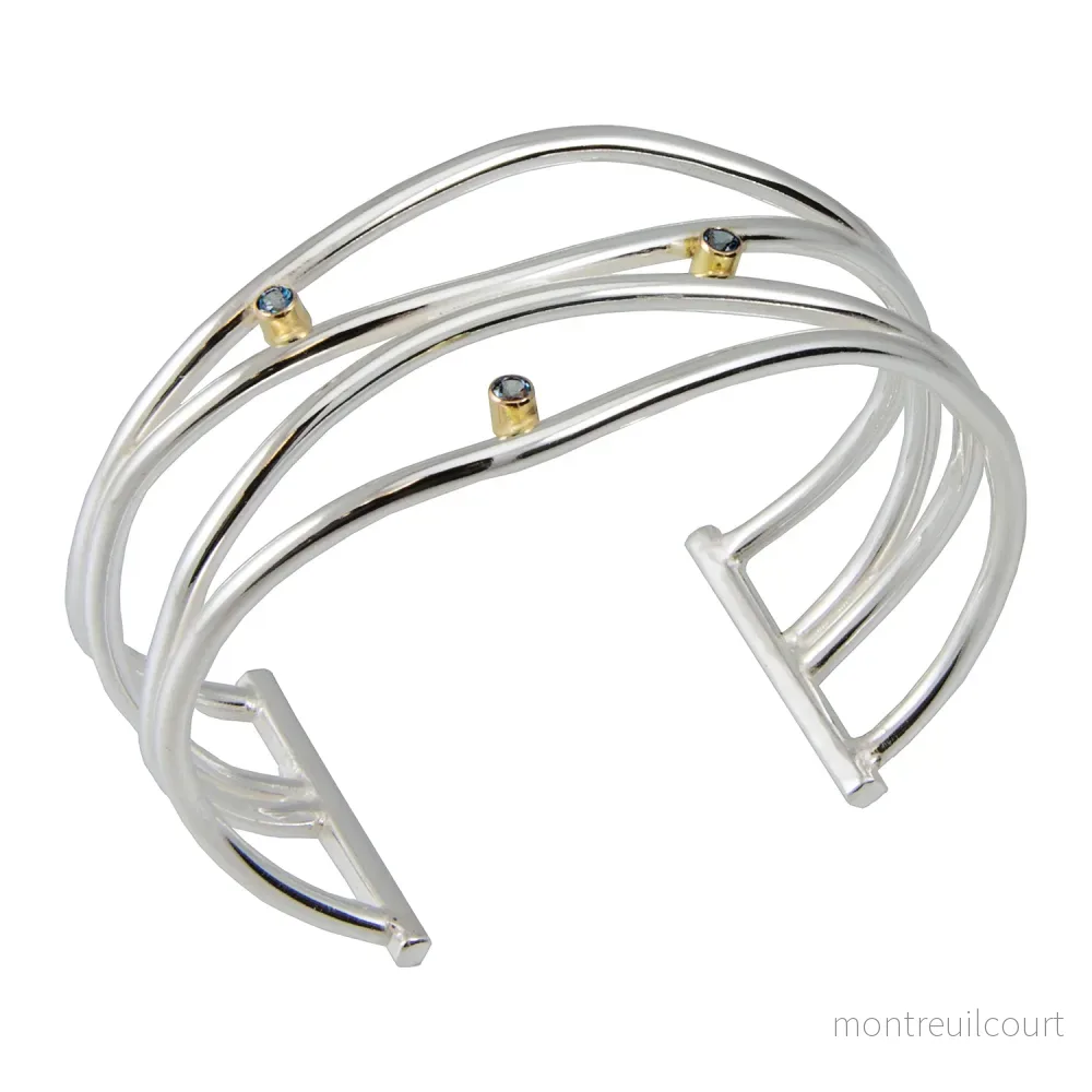 Camilla Mustikka Älv armband silver & 18K guld Camilla Mustikka Älv armband silver & 18K guld