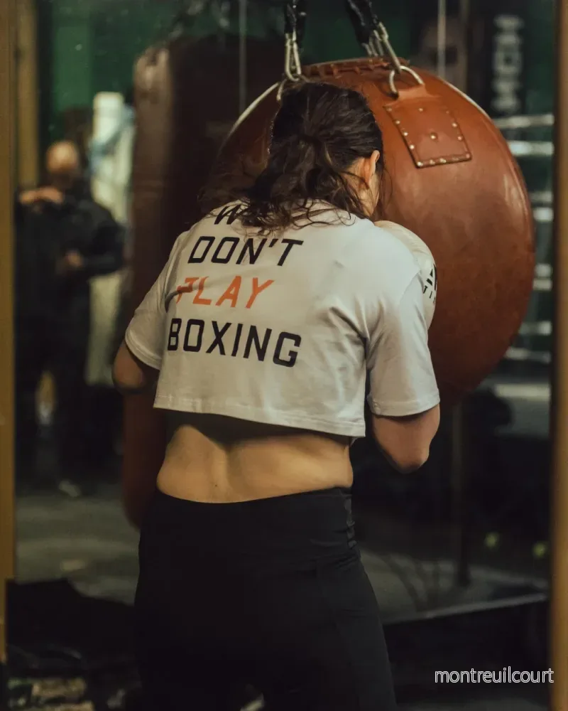 BOXRAW Crop T-shirt We Don't Play Boxing - Bild 3