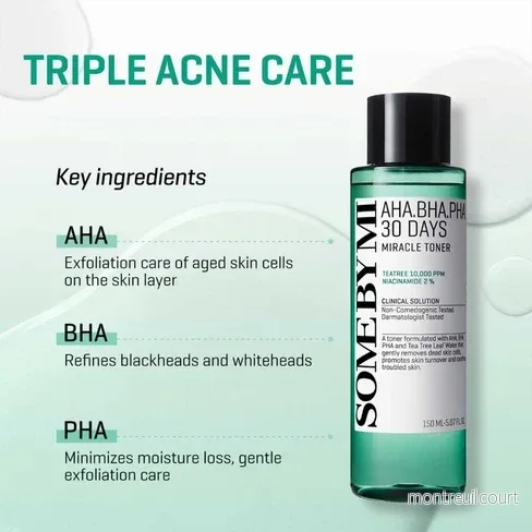 Some By Mi - AHA BHA PHA 30 Days Miracle Toner (150 ml.) - Bild 3