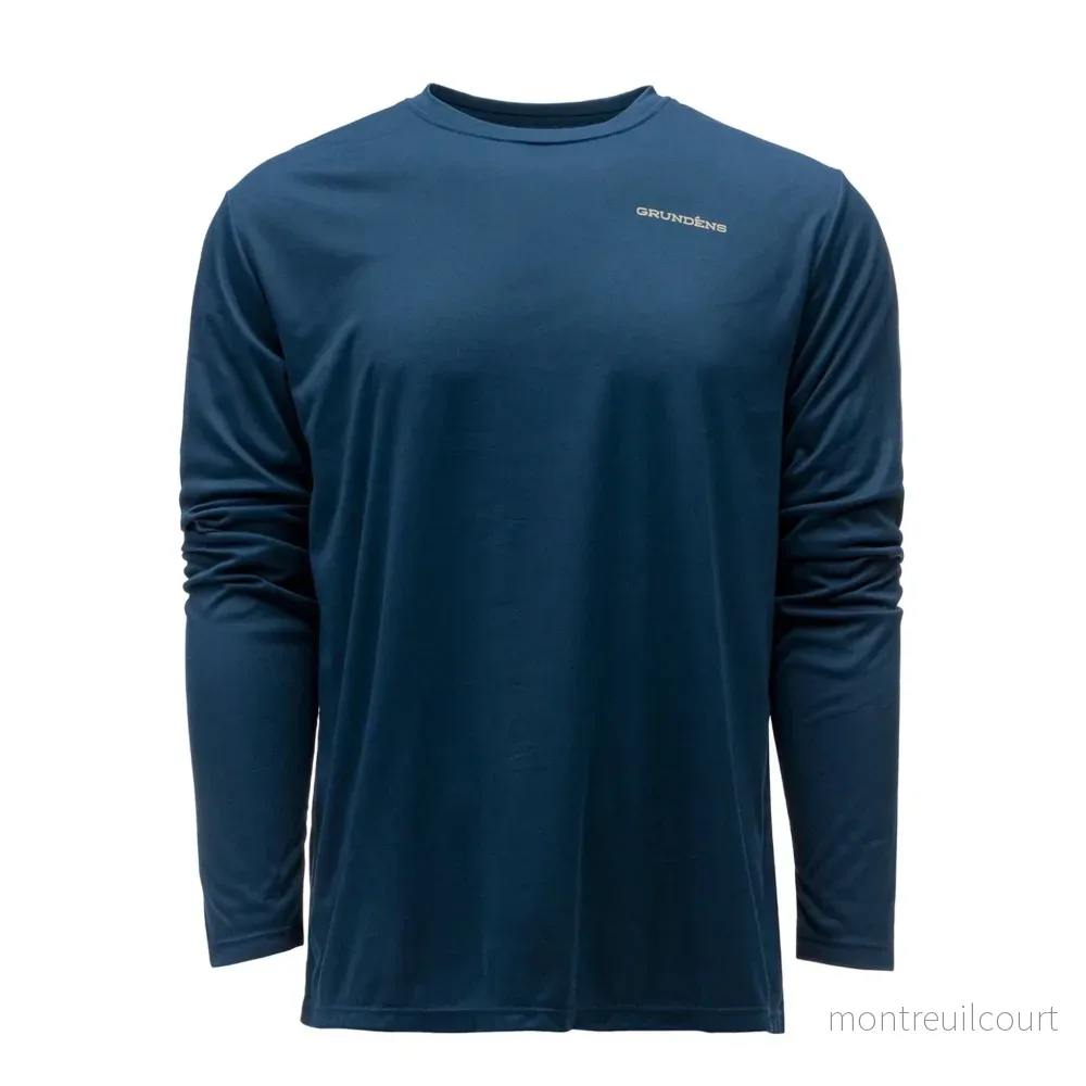 Grundéns Drift Boat LS Tech Tee Blue Abyss - Bild 2