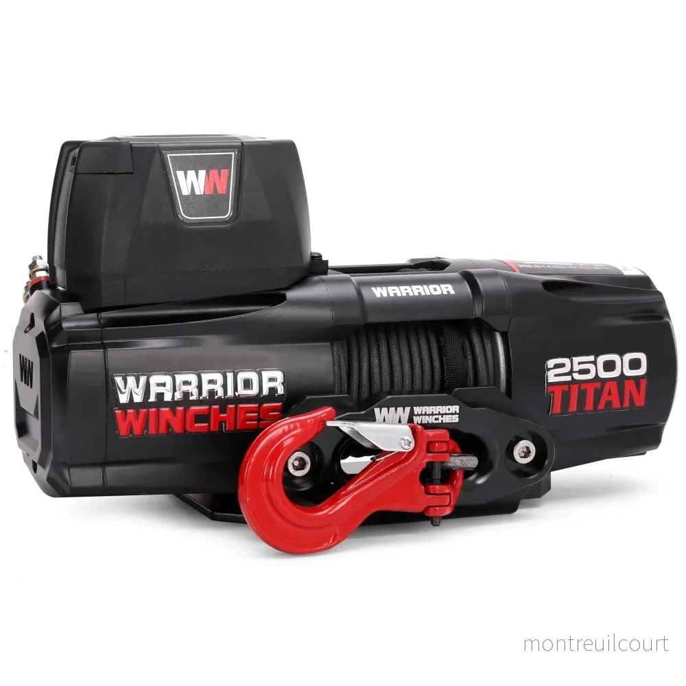 Warrior Winches Titan 2500 Elektrisk vinsch 12V – Armortek Extreme