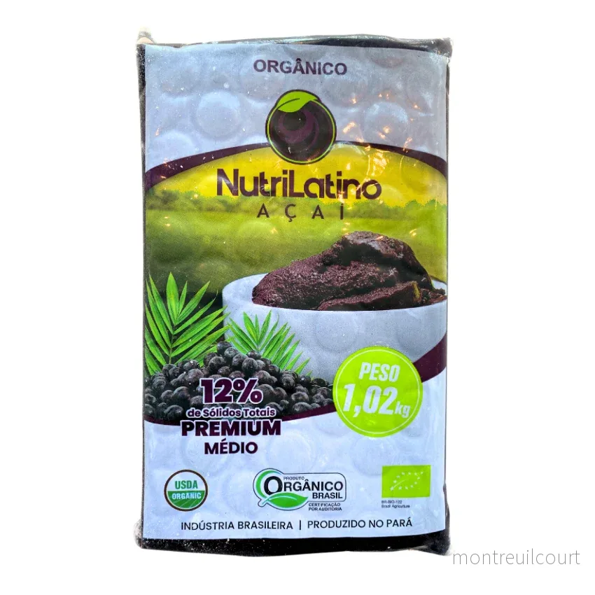 Polpa de Açaí Congelada / Frozen Acai Pulp – NutriLatino (1kg) Polpa de Açaí Congelada / Frozen Acai Pulp – NutriLatino (1kg)