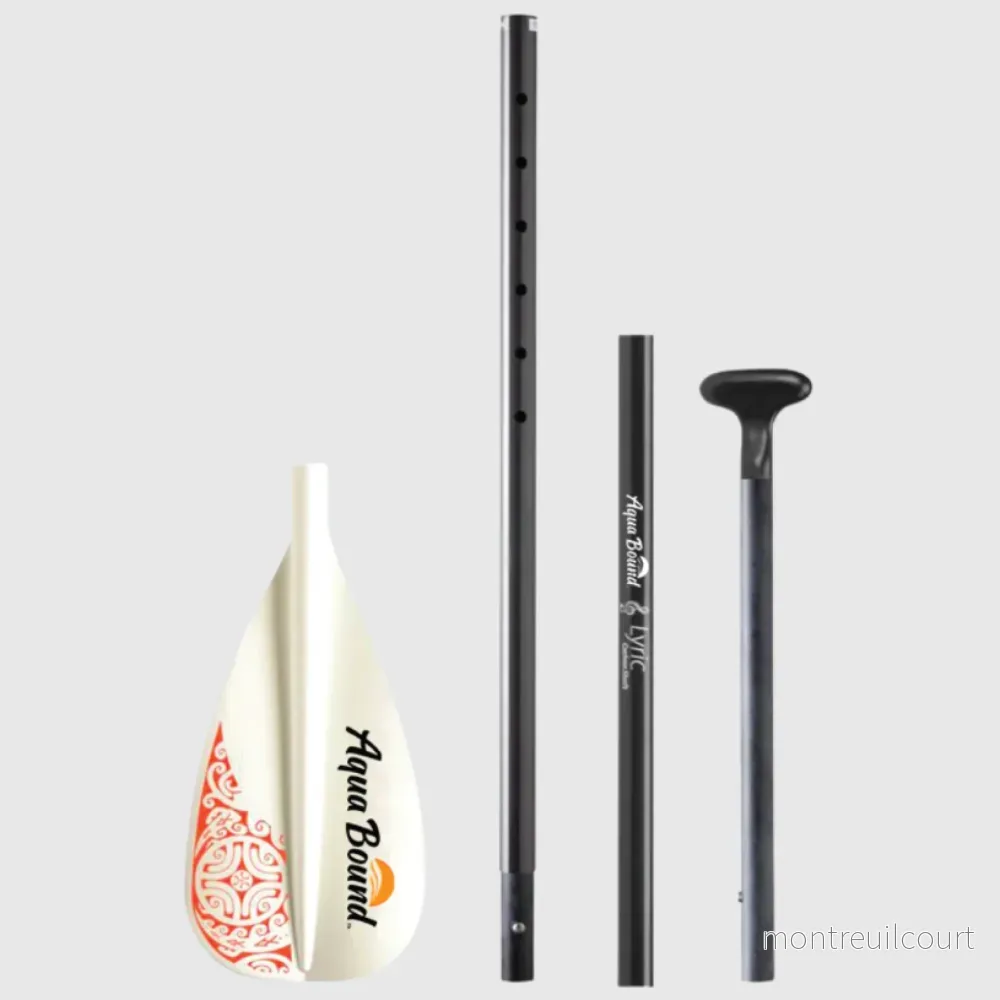 Aqua-Bound Lyric White FG Proprietary Blade/Carbon SUP Shaft 4 pc 70/80