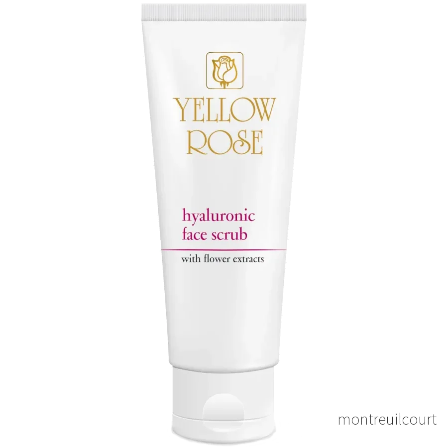 Yellow Rose Hyaluronic Face Scrub With Flower Extracts, 50ml