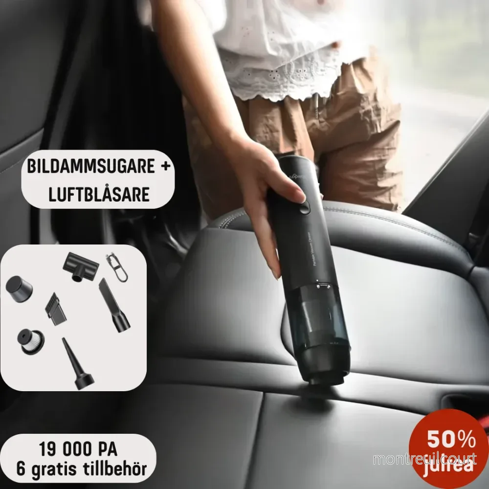 AutoRen Compact – Kompakt bildammsugare + blåsare - Bild 2