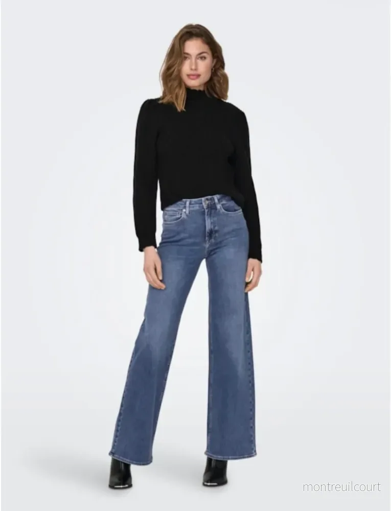 ONLY – MADISON BLUSH HW WIDE 15282980 – MEDIUM BLUE ONLY – MADISON BLUSH HW WIDE 15282980 – MEDIUM BLUE