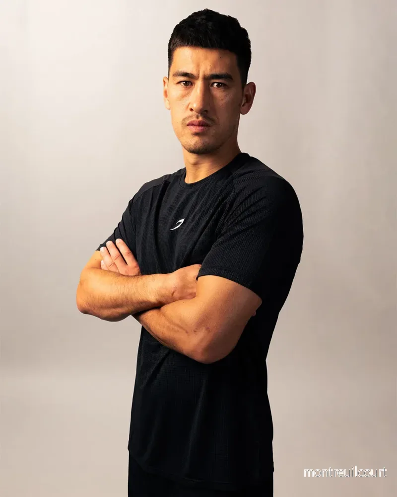 Bivol x BOXRAW Training T-Shirt - Marinblå - Bild 2